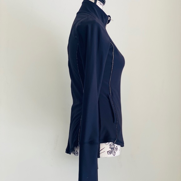 X By Gottex Metallic Line Fitted Jacket - Picture 6 of 9